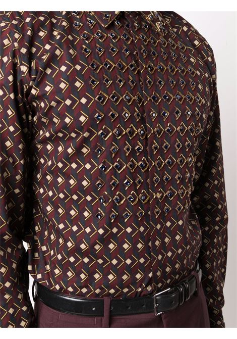 camicia fantasia ricamata DRIES VAN NOTEN | Camicia | CURLETUXEMB3068358